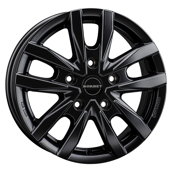 Borbet CW5 black matt 6,50x16 5x120,00 ET60,00