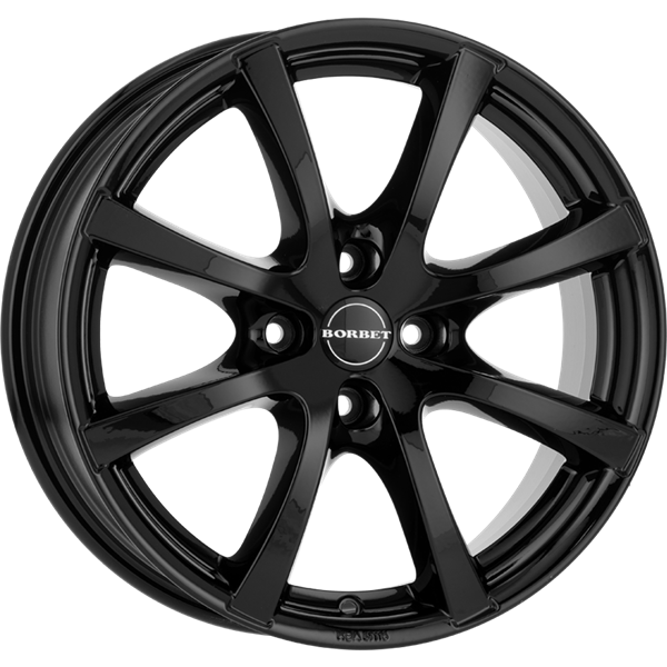 Borbet LV4 black 5,50x14 4x108,00 ET43,00