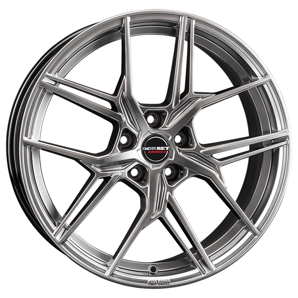 Borbet QX hyper black silver 8,00x19 5x114,30 ET40,00