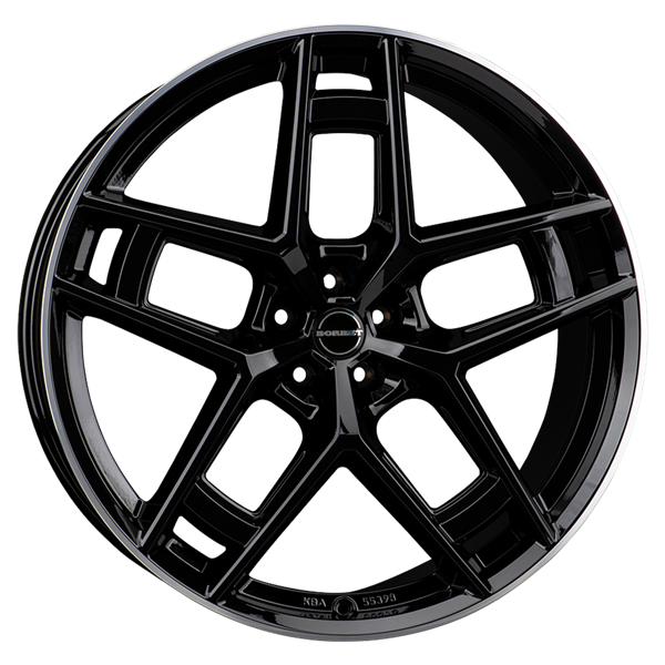 Borbet TF black rim polished glossy 10,50x24 5x112,00 ET40,00