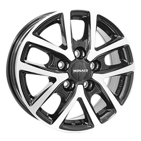 MONACO WHEELS CL2T Black Polished 6,50x16 5x114,30 ET48,00