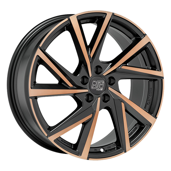 MSW 80-5 Matt Black Copper Polished 8,00x19 5x112,00 ET40,00