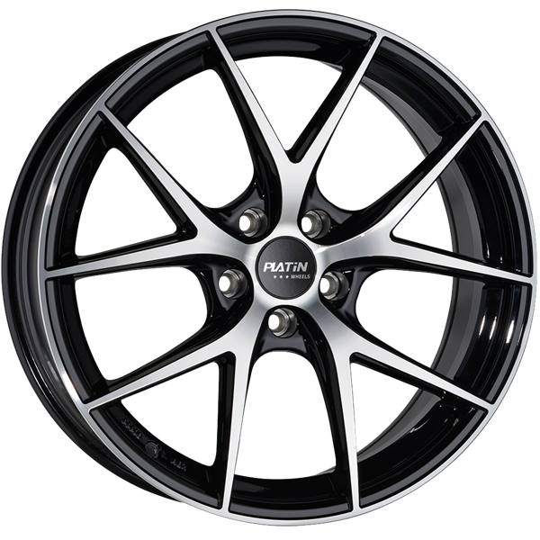 PLATIN Wheels P 94 Black Polished 8,00x18 5x112,00 ET35