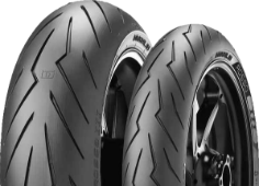 Detail běhounu Pirelli Diablo Rosso III 100/80 R17 52 H Front TL M/C