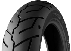 Detail běhounu Michelin Scorcher 31 110/90 B19 62 H Front TL M/C