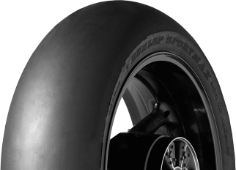 Detail běhounu Dunlop Sportmax GP Racer Slick D212 190/55 R17 Rear TL M