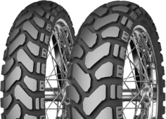 Detail běhounu Mitas E-07+ 120/70 B19 60 H Front M+S