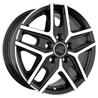 MSW 40 VAN Black Polished 6,50x16 5x130,00 ET65,00
