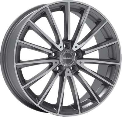 MAK Komet Gun Metallic Mirror 7,50x17 5x112,00 ET40,00