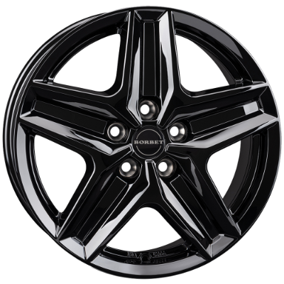 Borbet CWZ black glossy 7,50x18 5x120,00 ET43,00