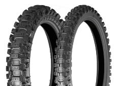 Detail běhounu Bridgestone Battlecross X31 90/100-21 57 M TT CASTLE BLOCK, COOLING FIN