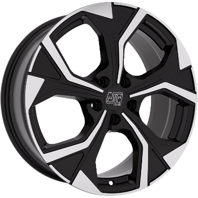 MSW 43 Black Polished 7,00x19 5x114,30 ET40,00