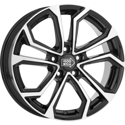 Mille Miglia MM1025 Black Polished 6,50x16 5x108,00 ET45,00