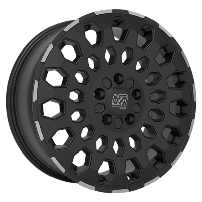 MSW 99 VAN Matt Black Lip Polished 8,00x17 5x108,00 ET45,00