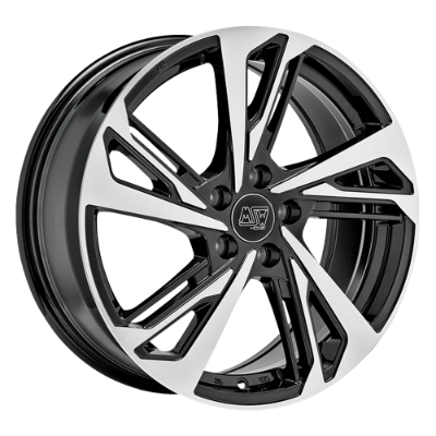 MSW 60 Black Polished 6,50x16 5x114,30 ET46,00