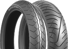 Detail běhounu Bridgestone BT 020 120/70 B17 58 V Front TL M/C M