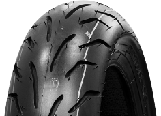 Detail běhounu Bridgestone B01 100/80-12 56 J Front/Rear TL