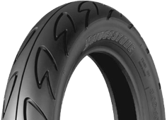 Detail běhounu Bridgestone B01 90/90-12 44 J Front TL