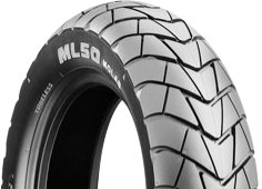 Detail běhounu Bridgestone ML 50 130/70-10 52 J Front/Rear TL M/C