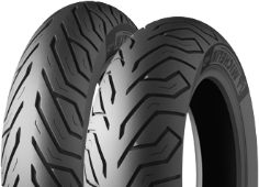 Detail běhounu Michelin CITY GRIP 100/90-12 64 P Front/Rear TL RF
