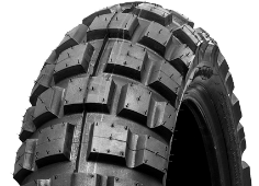 Detail běhounu Continental TKC 80 Twinduro 5.10-17 67 S Rear TT M/C M+S