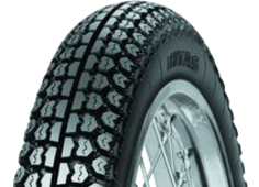 Detail běhounu Mitas H-03 3.50-18 62 P Front/Rear TT M/C RF