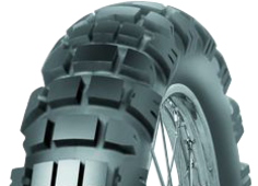 Detail běhounu Mitas E-09 110/80-19 59 R Front TL Yellow, DAKAR, M+S