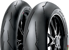 Detail běhounu Pirelli Diablo Supercorsa SC V2 180/60ZR17 75 W Rear TL M/C SC1